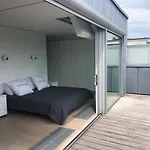 Penthouse Sea-loft Blankenberge, Uniek Zeezicht, Luxeloft Met 40m2 Terras! Апартаменты