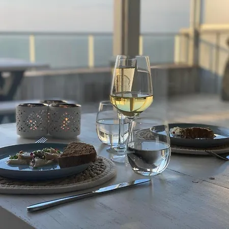 Penthouse Sea-loft Blankenberge, Uniek Zeezicht, Luxeloft Met 40m2 Terras! 블랑켄베르크