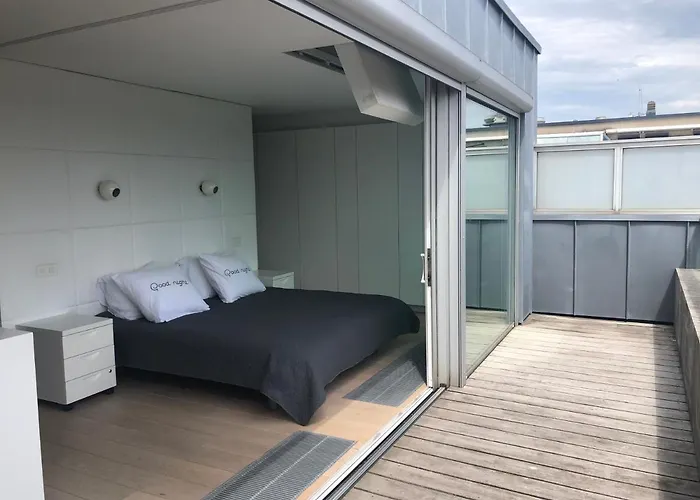 Penthouse Sea-loft Blankenberge, Uniek Zeezicht, Luxeloft Met 40m2 Terras! Apartmán