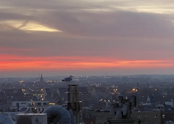 Penthouse Sea-loft Blankenberge, Uniek Zeezicht, Luxeloft Met 40m2 Terras!